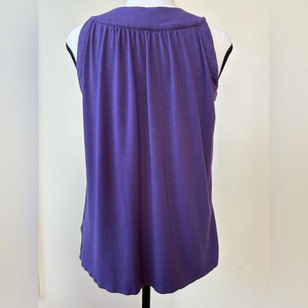 Michael Kors Purple Studded Blouse - Picture 7 of 11